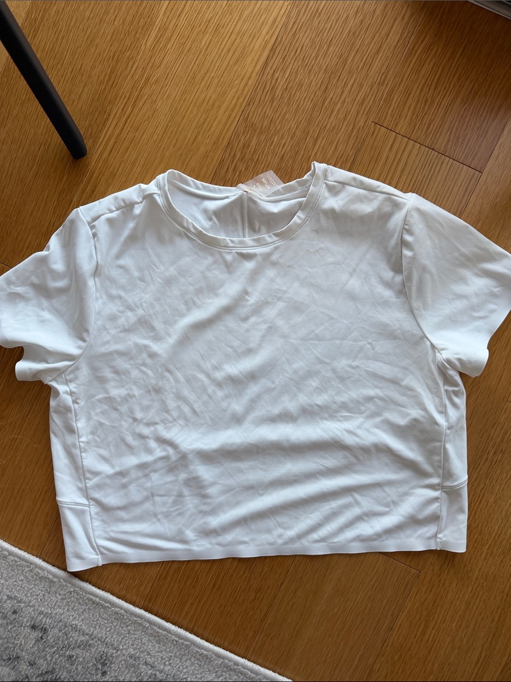 Rhone Women's White Crewneck Short Sleeve Top